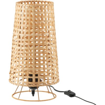 Lampe à poser en rotin naturel ambiance chaleureuse RECOLLECTION