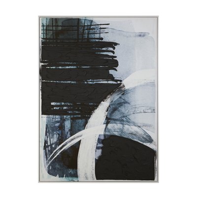 Blue & Black Astratto Framed Wall Art SO'HOME
