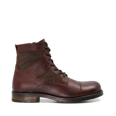 Bottes décontractées à lacets en cuir - CORNERED DUNE LONDON