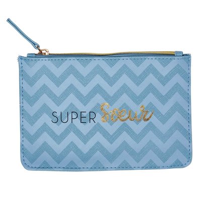 Pochette zippée SUPER SŒUR DRAEGER PARIS