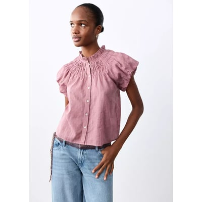 Blouse fluide froncée MANGO TEEN
