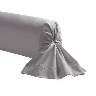 Taie de traversin unie en percale de coton, PREMIÈRE ESSIX