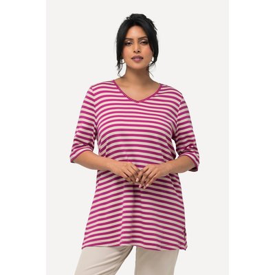 T-shirt en coton Pima, rayures ULLA POPKEN