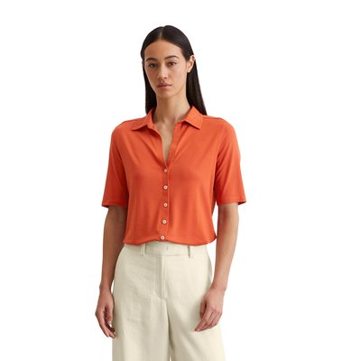 Blouse en jersey à manches courtes en LENZING™ ECOVERO™ MARC O'POLO