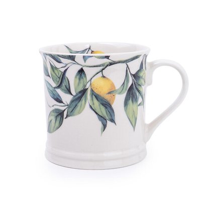 Lemons White Tankard Mug SO'HOME