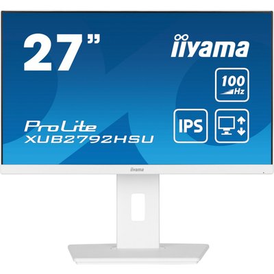 Ecran PC PROLITE XUB2792HSU-W6 27''Plat IPS Blanc IIYAMA