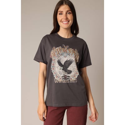 T-shirt en coton avec imprimé aigle et message « desert soul » STATES DEELUXE