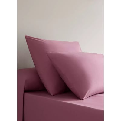 Deux taies d’oreiller percale de coton 60x60 cm MANGO HOME