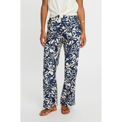 Pantalon droit imprimé MORGAN