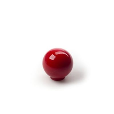 Bouton De Meuble Décoratif Boule Rouge, Diam. 29 Mm REI