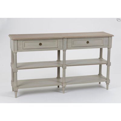 Console drapier Édouard 140x35 bois de Mindi AMADEUS