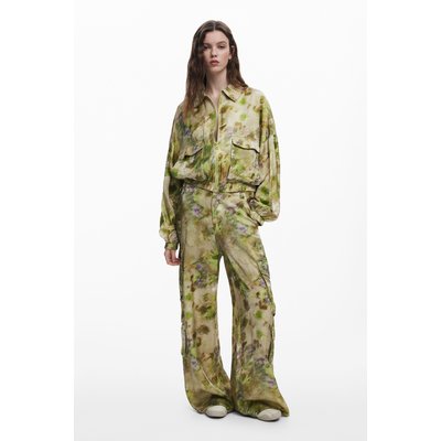 Pantalon cargo satiné Collina Strada DESIGUAL
