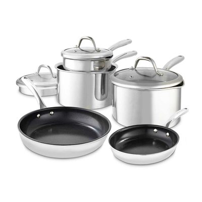 5-Piece Tri-Ply Cookware Set GOOD FOOD BY TOWER