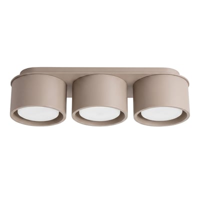 Plafonnier Aluminium Taupe Gx53 3 MODO EDEN