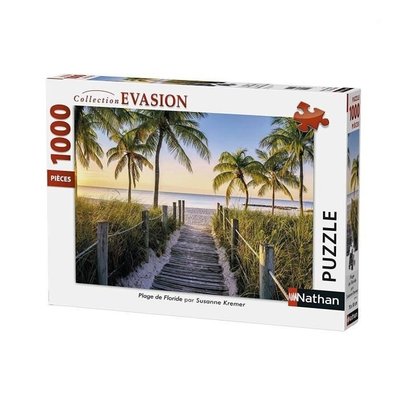 Nathan - Puzzle N 1000 P - Plage De Floride NATHAN