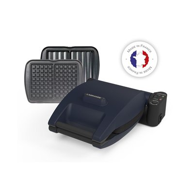 Gaufrier, croque monsieur premium gaufres bleu abysse G + CM LAGRANGE