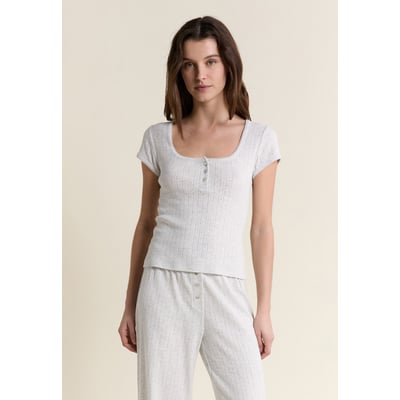 T-shirt Blanc Etam - Taille 38 - Occasion En Très Bon état