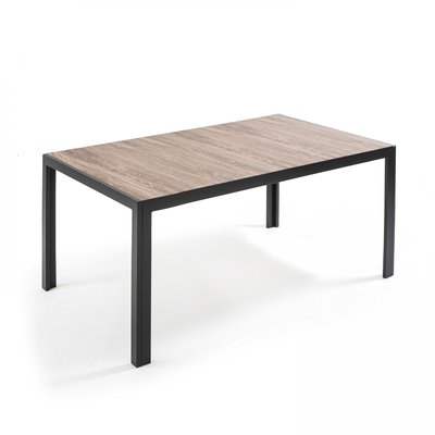 Table rectangulaire en aluminium et céramique 8 personnes, TIVOLI OVIALA
