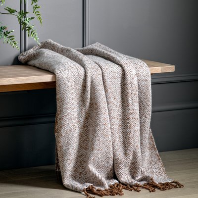 Herringbone Faux Mohair Throw ÉDITÉ