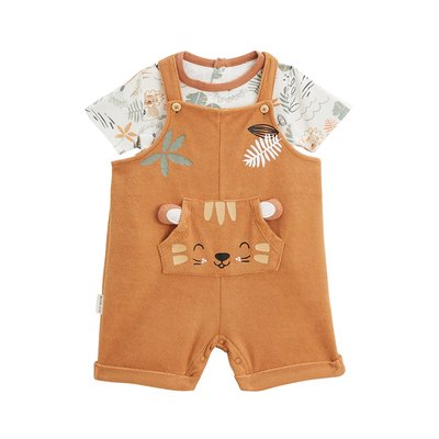 Ensemble salopette bébé et t-shirt en éponge Mio PETIT BEGUIN