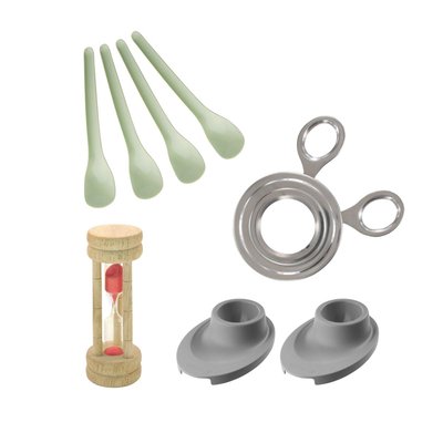 4 ustensiles pour la cuisson des œufs FACKELMANN