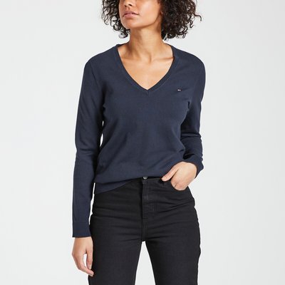 Pull Col V En Fine Maille TOMMY HILFIGER