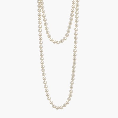 Sautoir perles de verre 8mm BALABOOSTE
