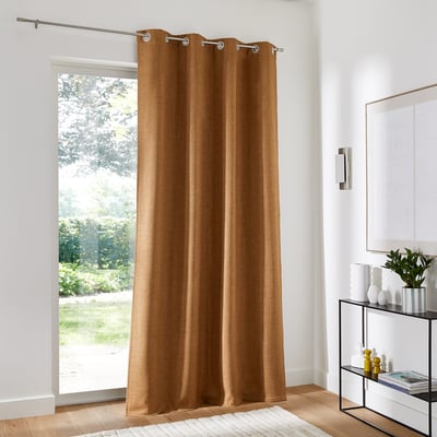 Montego Thermal Fleece Curtain with Woven Effect LA REDOUTE INTERIEURS
