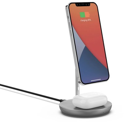 Chargeur induction stand compatible MagSafe 2 en 1 ADEQWAT