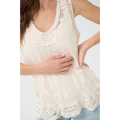 Blouse à manches courtes CRLua CREAM