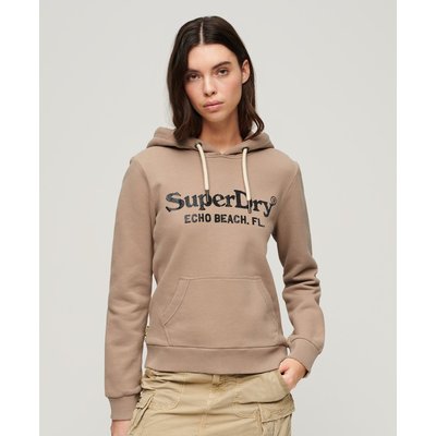 Sweat à capuche à logo métallisé Venue SUPERDRY