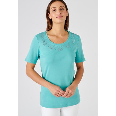 Tee-shirt col rond strassé DAMART