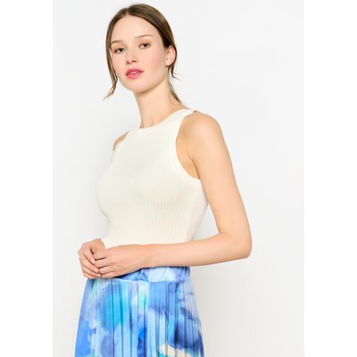 Débardeur côtelé avec fil textile LOLALIZA