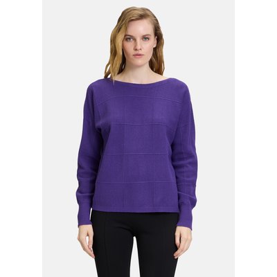 Pull-over en fine maille à carreaux BETTY BARCLAY