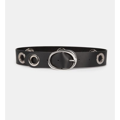 Ceinture large en cuir à œillets THE KOOPLES
