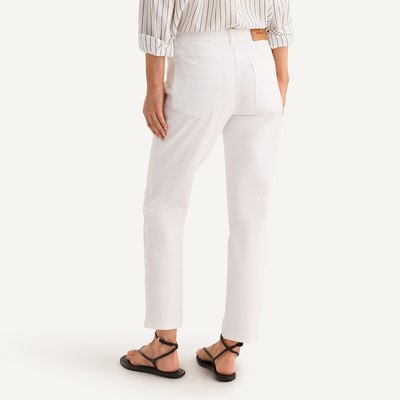 Pantalon droit 7/8ème, coton stretch ANNE WEYBURN