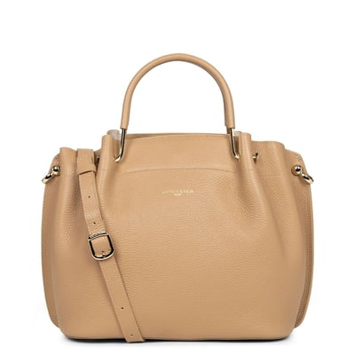 Sac à main zippé L en cuir, FOULONNE DOUBLE LOUISA LANCASTER