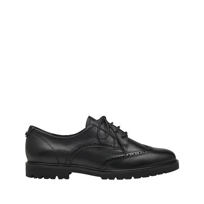Derbies bout fleuri, cuir TAMARIS