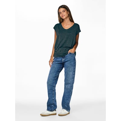 Camiseta efecto brillante PIECES