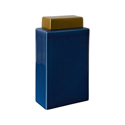 Boîte céramique déco bleu 30 cm - SIRINE CAMIF