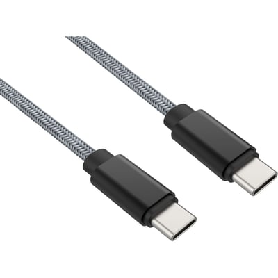 Câble USB C vers USB-C 2M Gris ADEQWAT