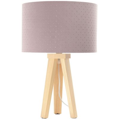 Lampe de chevet en pin, Jasmine bebe BPS KONCEPT