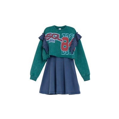 Robe 2 en 1 à volants DESIGUAL