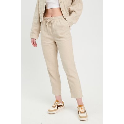 Pantalon carotte contenant du lin CACHE CACHE