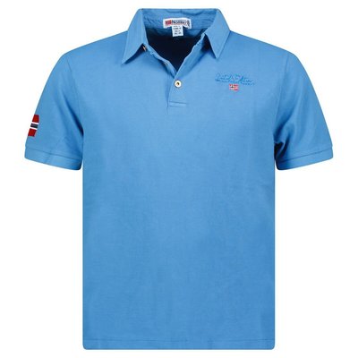 Kars Cotton Polo Shirt with Short Sleeves GEOGRAPHICAL NORWAY