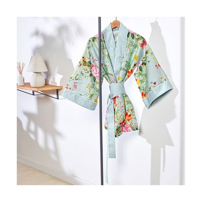 Kimono court satin de coton 120 fils PRIMAVERA GARNIER-THIEBAUT