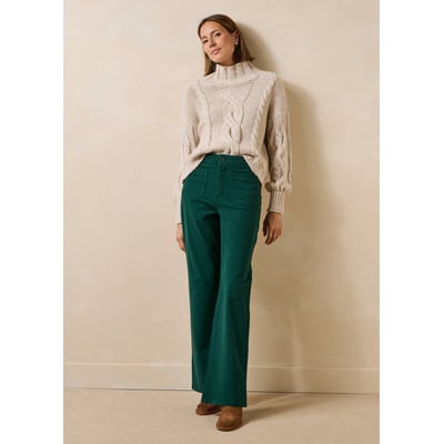 Jean bootcut en coton biologique LA FEE MARABOUTEE