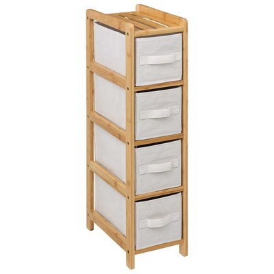 Meuble étagère fine 4 paniers ATMOSPHERA