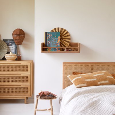 Etagère murale enfant en teck massif 60 cm UGO TIKAMOON