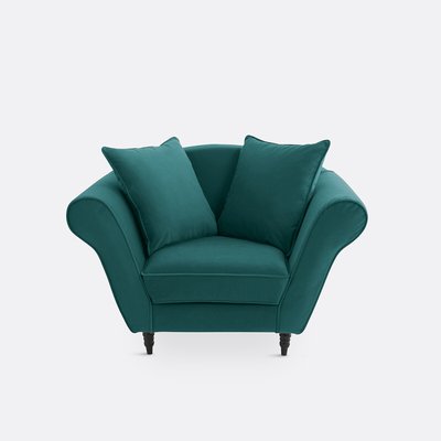 Fauteuil in fluweel, Lipstick SO'HOME